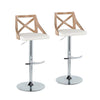 Charlotte Adjustable Barstool - Set of 2