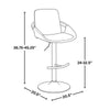 Cosmo Adjustable Barstool - Set of 2