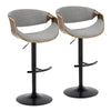 Curvo Adjustable Barstool - Set of 2