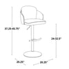 Dahlia Adjustable Barstool - Set of 2