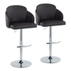 Dahlia Adjustable Barstool - Set of 2