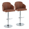 Dahlia Adjustable Barstool - Set of 2