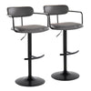 Demi Adjustable Barstool - Set of 2