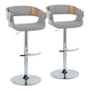 Elisa Adjustable Barstool - Set of 2
