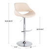 Fabrico Adjustable Bar Stool - Set of 2