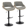 Fabrizzi Adjustable Barstool - Set of 2