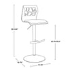 Folia Adjustable Barstool - Set Of 2