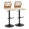 Folia Adjustable Barstool - Set of 2
