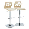 Folia Adjustable Barstool - Set of 2