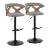 Gardenia Adjustable Barstool - Set of 2