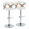 Gardenia Adjustable Barstool - Set of 2