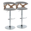 Gardenia Adjustable Barstool - Set of 2
