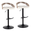 Grotto Adjustable Barstool - Set of 2