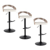 Grotto Adjustable Barstool - Set Of 3