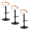 Grotto Adjustable Barstool - Set Of 3
