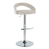 Grotto Upholstered Adjustable Barstool