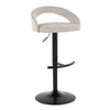 Grotto Upholstered Adjustable Barstool - Set of 2