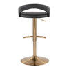 Grotto Upholstered Adjustable Barstool