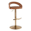 Grotto Upholstered Adjustable Barstool