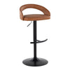 Grotto Upholstered Adjustable Barstool