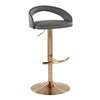Grotto Upholstered Adjustable Barstool