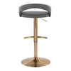 Grotto Upholstered Adjustable Barstool - Set of 2