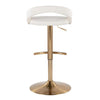 Grotto Upholstered Adjustable Barstool - Set of 2