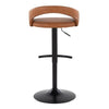 Grotto Upholstered Adjustable Barstool - Set of 2