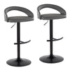 Grotto Upholstered Adjustable Barstool - Set of 2