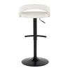 Grotto Upholstered Adjustable Barstool - Set of 2