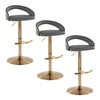 Grotto Upholstered Adjustable Barstool - Set Of 3