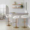 Grotto Upholstered Adjustable Barstool - Set Of 3