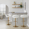 Grotto Upholstered Adjustable Barstool - Set Of 3