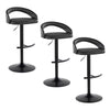 Grotto Upholstered Adjustable Barstool - Set Of 3