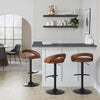 Grotto Upholstered Adjustable Barstool - Set Of 3