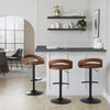 Grotto Upholstered Adjustable Barstool - Set Of 3