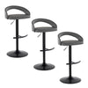 Grotto Upholstered Adjustable Barstool - Set Of 3