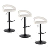Grotto Upholstered Adjustable Barstool - Set Of 3