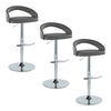 Grotto Upholstered Adjustable Barstool - Set Of 3