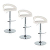 Grotto Upholstered Adjustable Barstool - Set Of 3