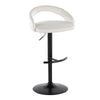 Grotto Upholstered Adjustable Barstool - Set of 2