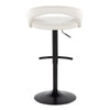 Grotto Upholstered Adjustable Barstool - Set of 2