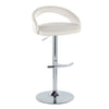 Grotto Upholstered Adjustable Barstool - Set of 2