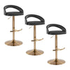 Grotto Upholstered Adjustable Barstool - Set Of 3
