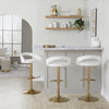 Grotto Upholstered Adjustable Barstool - Set Of 3