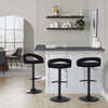 Grotto Upholstered Adjustable Barstool - Set Of 3