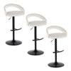 Grotto Upholstered Adjustable Barstool - Set Of 3