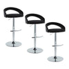 Grotto Upholstered Adjustable Barstool - Set Of 3