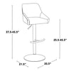 Hannah Adjustable Barstool - Set of 2