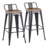 Oregon Low Back Barstool - Set of 2